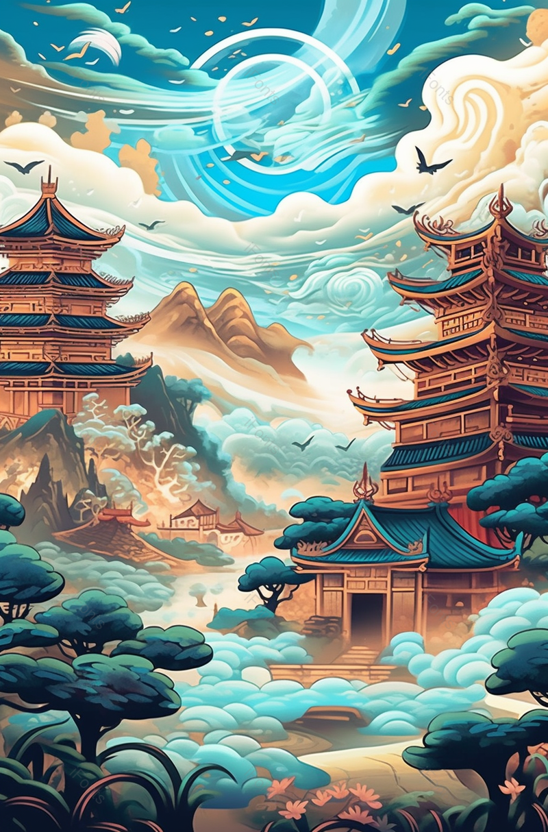 苏州城市园林手绘风景,插画/手绘图,插画/手绘图库,插画/手绘图下载,插画/手绘